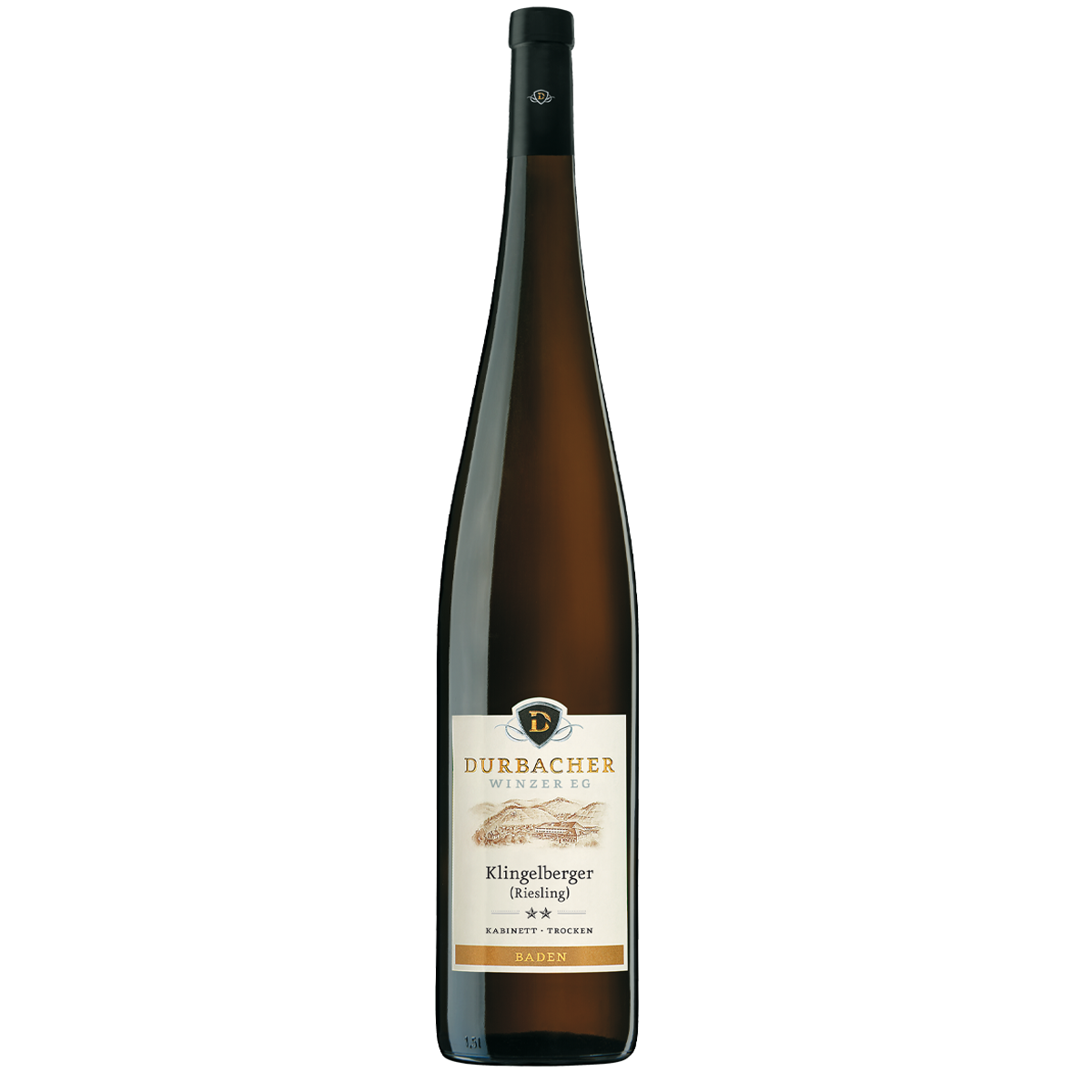 Magnumflasche - Durbacher Klingelberger(Riesling) Kabinett trocken 1,5L