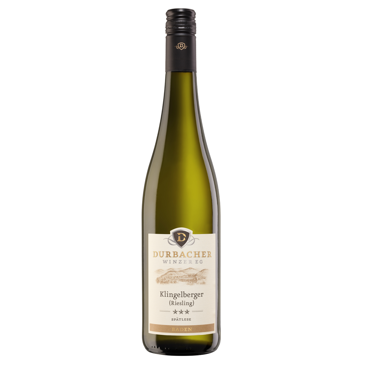 Weinflasche - Durbacher Riesling Spätlese mild 0,75L