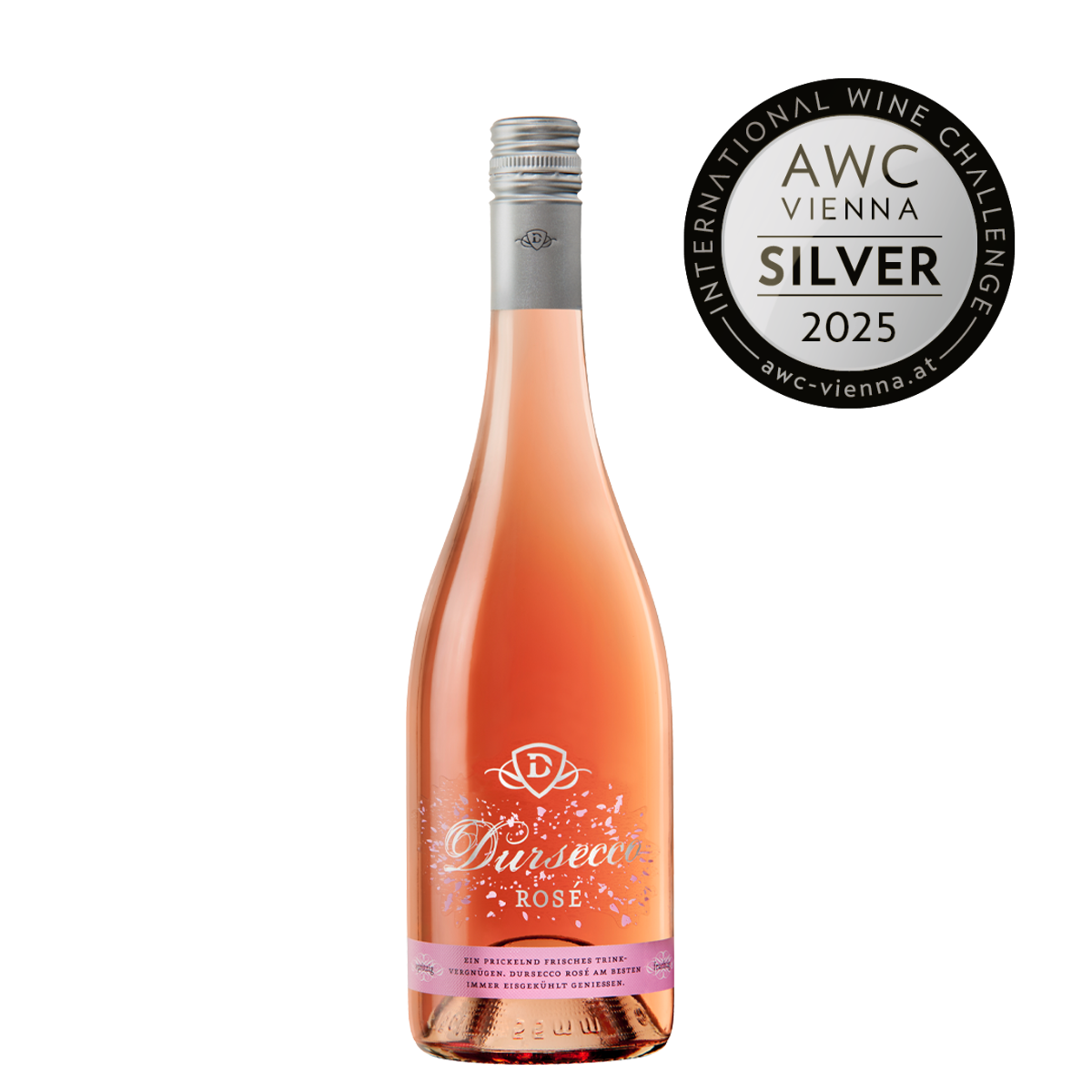 Perlwein - Durbacher Dursecco Rosé trocken 0,75L - AWC VIENNA Silber 2025 prämiert