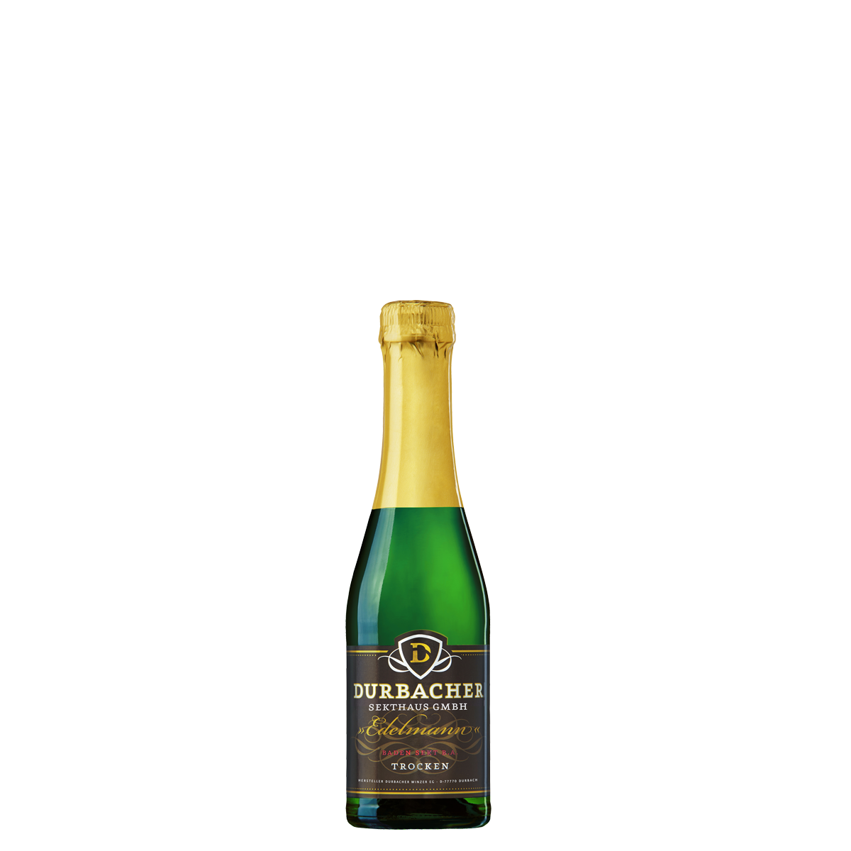 Piccoloflasche - Durbacher Edelmann Sekt trocken 0,2L