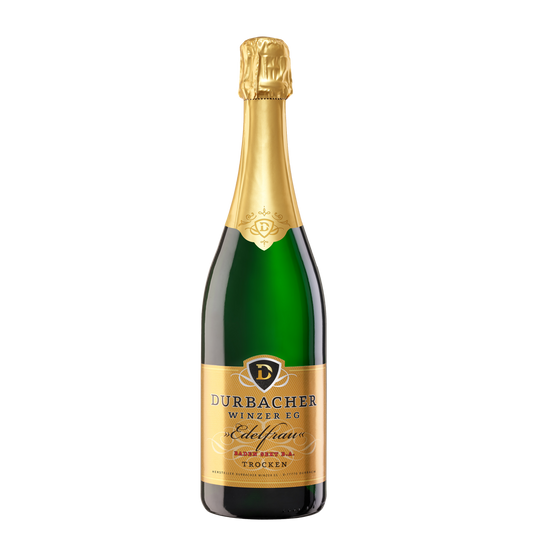 Sektflasche - Durbacher Edelfrau Sekt trocken 0,75L