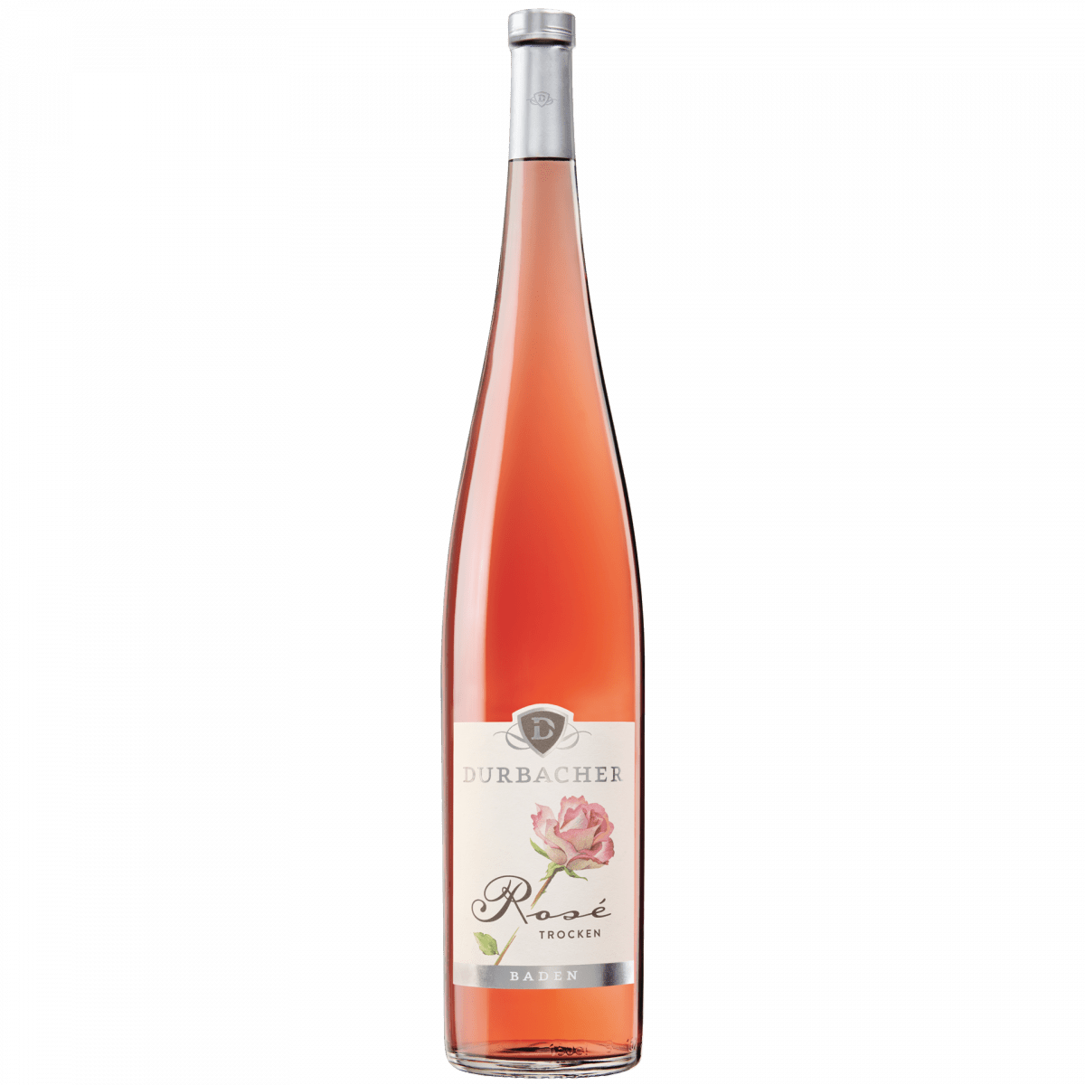 Spätburgunder Rosé - Wein mit der Rose - QbA trocken 1,5 L – Durbacher  Winzer eG