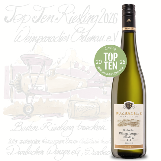 2025 Durbacher Klingelberger (Riesling) - 2 STERN - trocken - KLASSIK