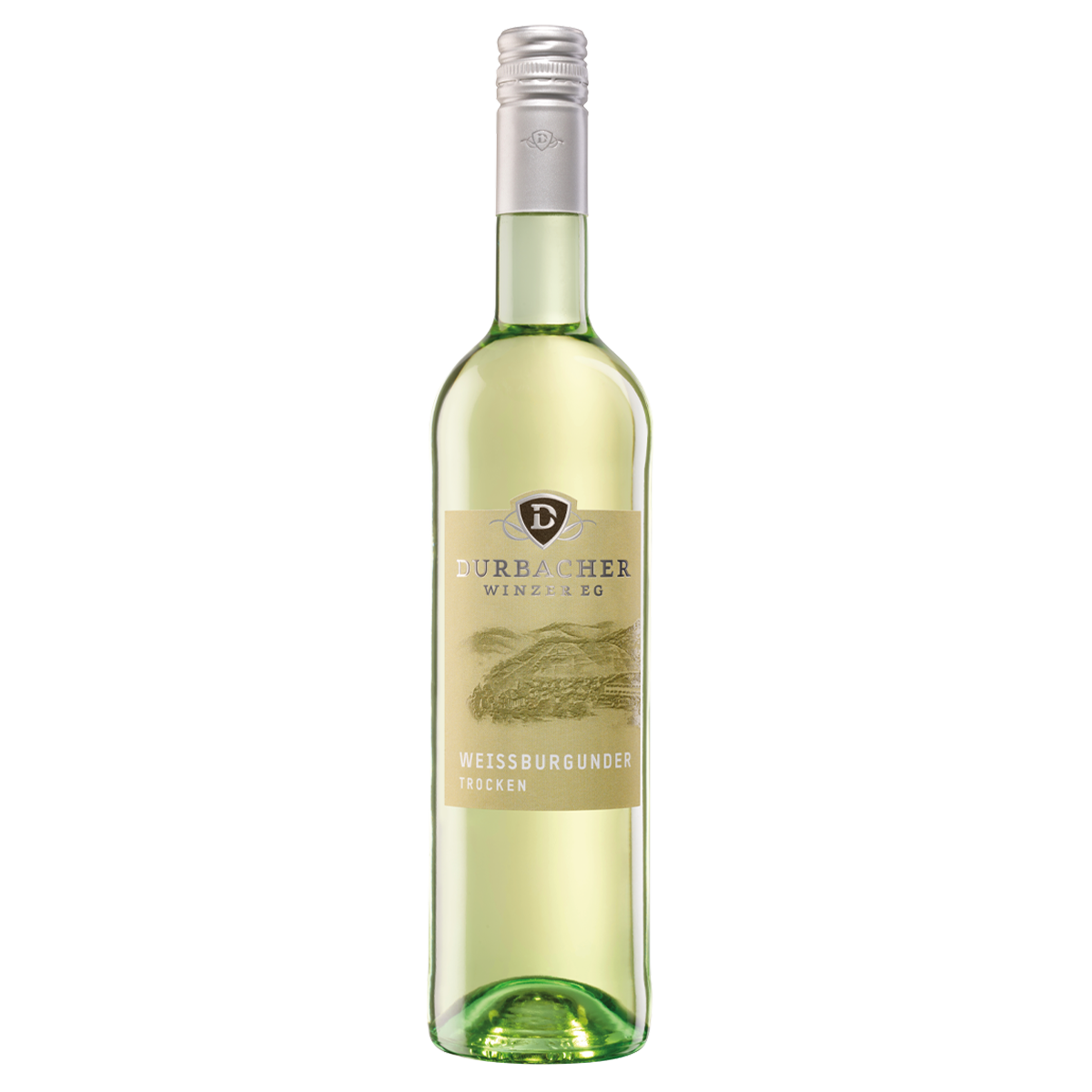 Weinflasche - Durbacher  Weißburgunder - trocken - JUNGE KLASSIK 0,75L