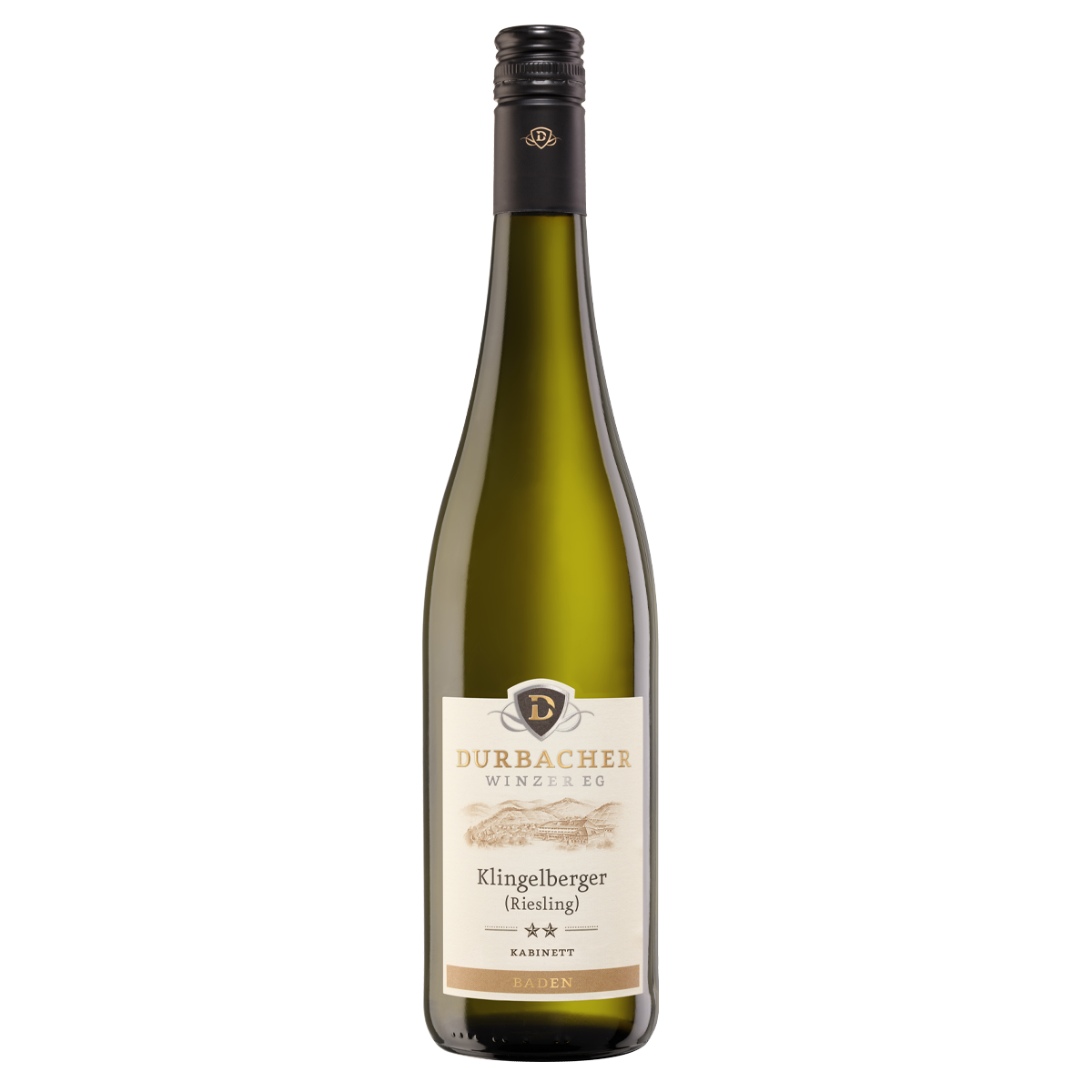 Weinflasche - Durbacher Riesling Kabinett mild 0,75L