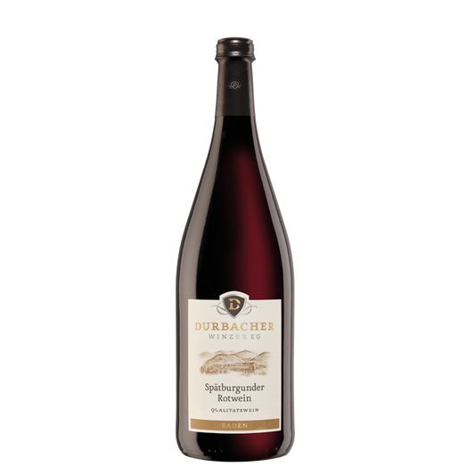Weinflasche - Durbacher Spätburgunder Rotwein Qba mild 1,0L