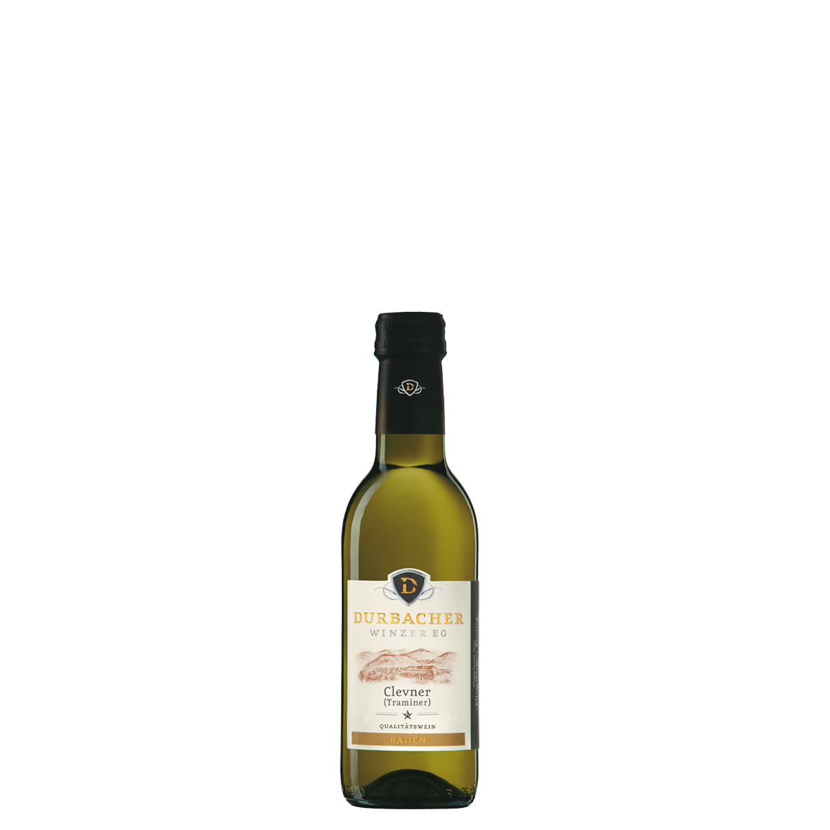 Weinflasche - Durbacher Clevner Qba mild 0,25L