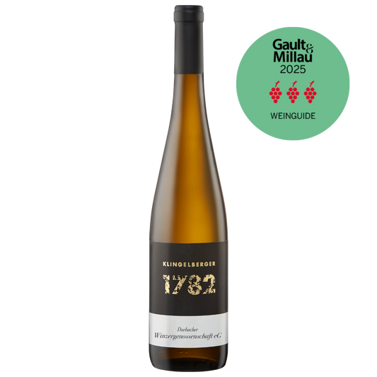 Weinflasche - Durbacher Klingelberger Riesling 1782 QbA trocken 0,75L - Gault & Millau 2025 prämiert 
