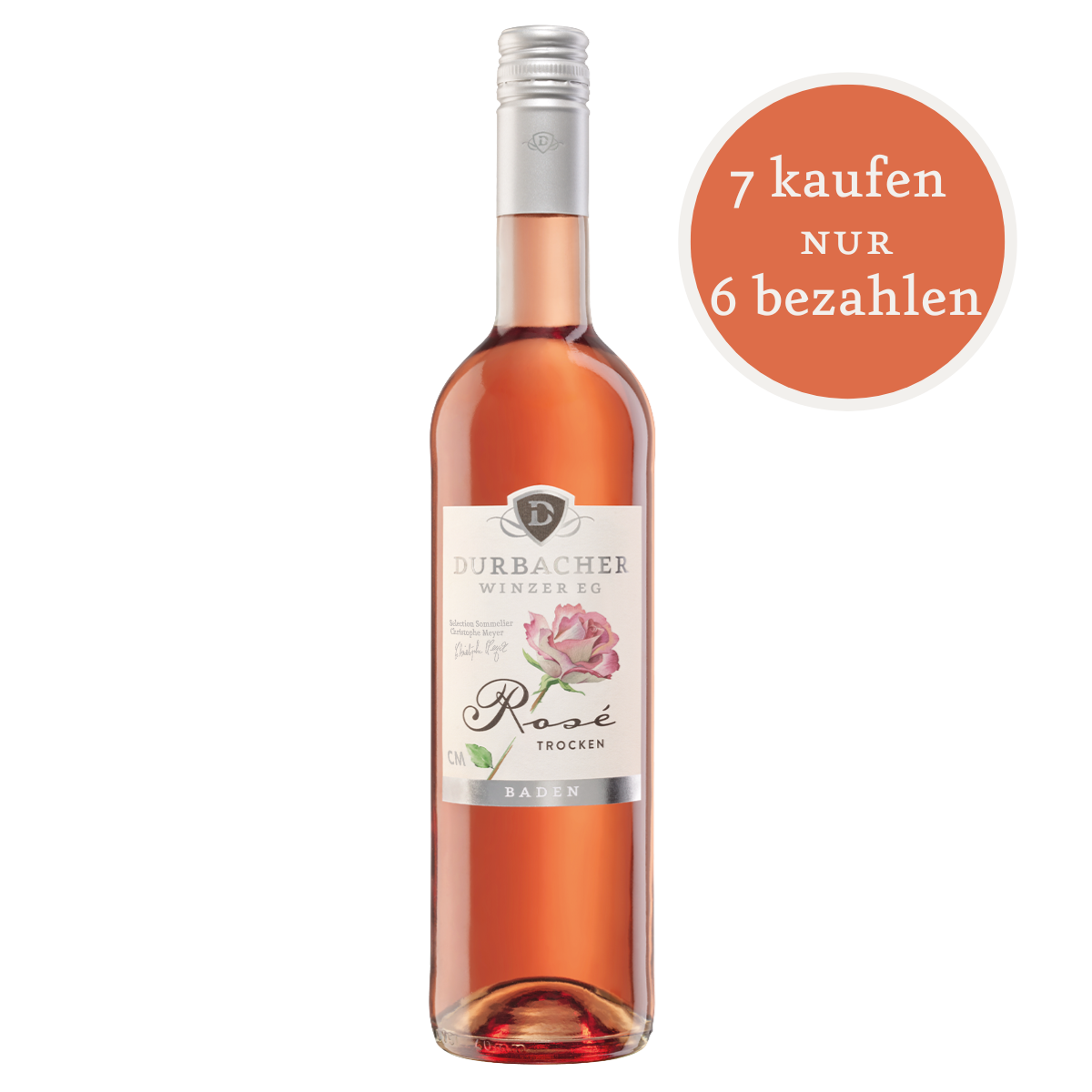 Weinflasche - Durbacher Rosé 0,75 L Edition_Christophe_Meyer