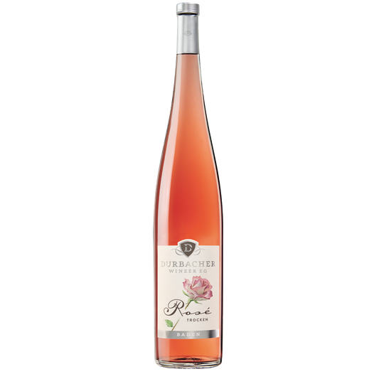Magnumflasche - Durbacher Spätburgunder Rosé - Wein mit der Rose - QbA trocken 1,5L