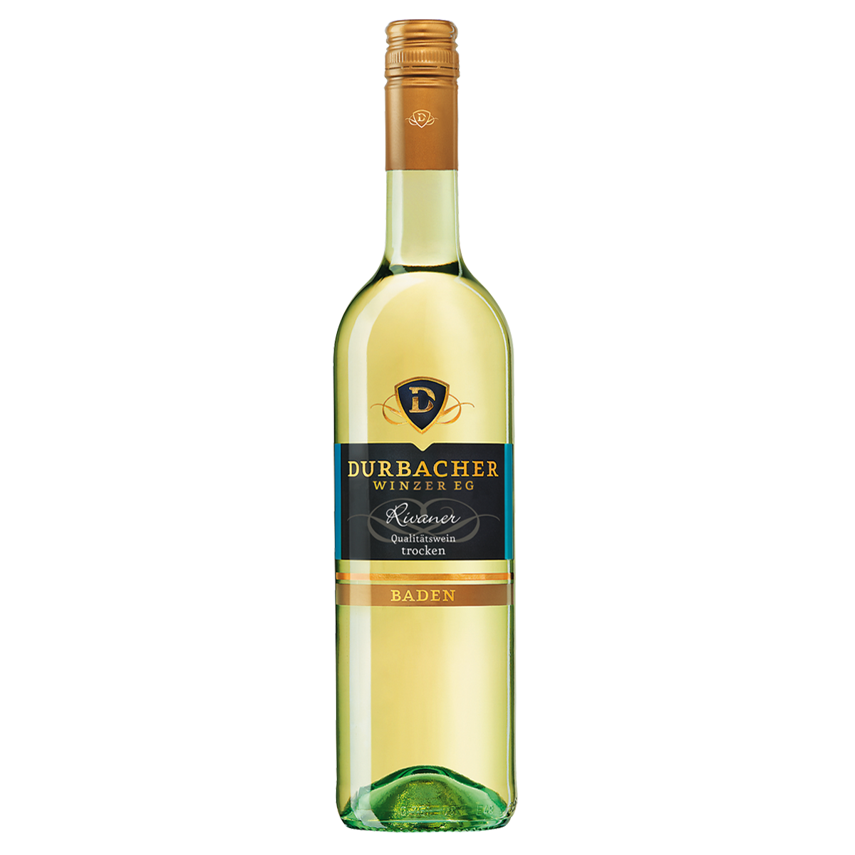 Weinflasche - Durbacher KOLLEKTION Rivaner QbA trocken 0,75L
