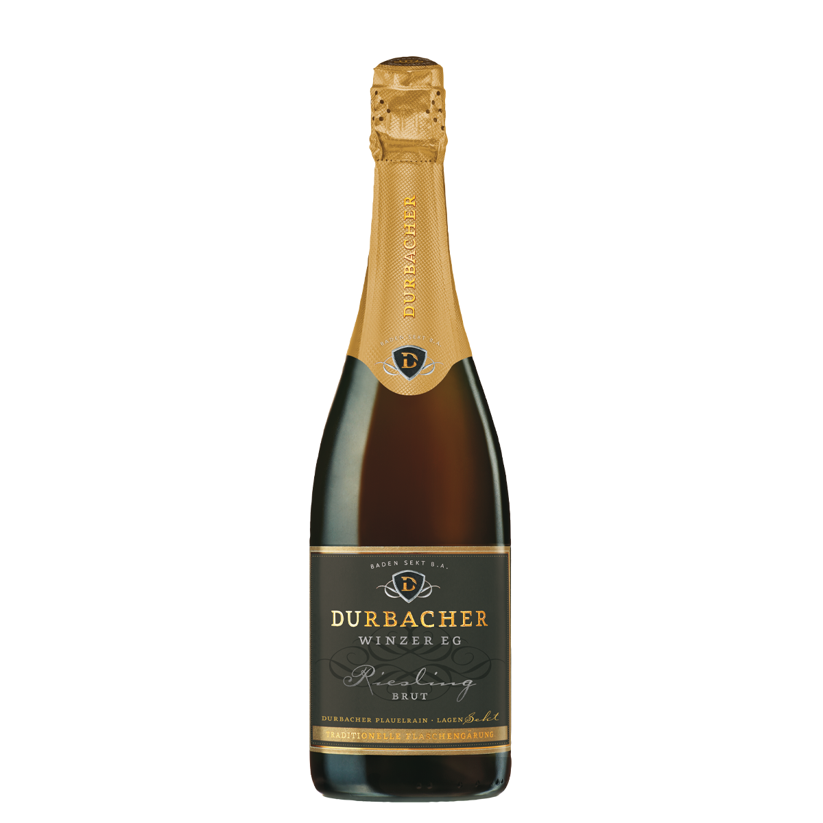 Sektflasche - Durbacher Riesling Sekt brut 0,75L