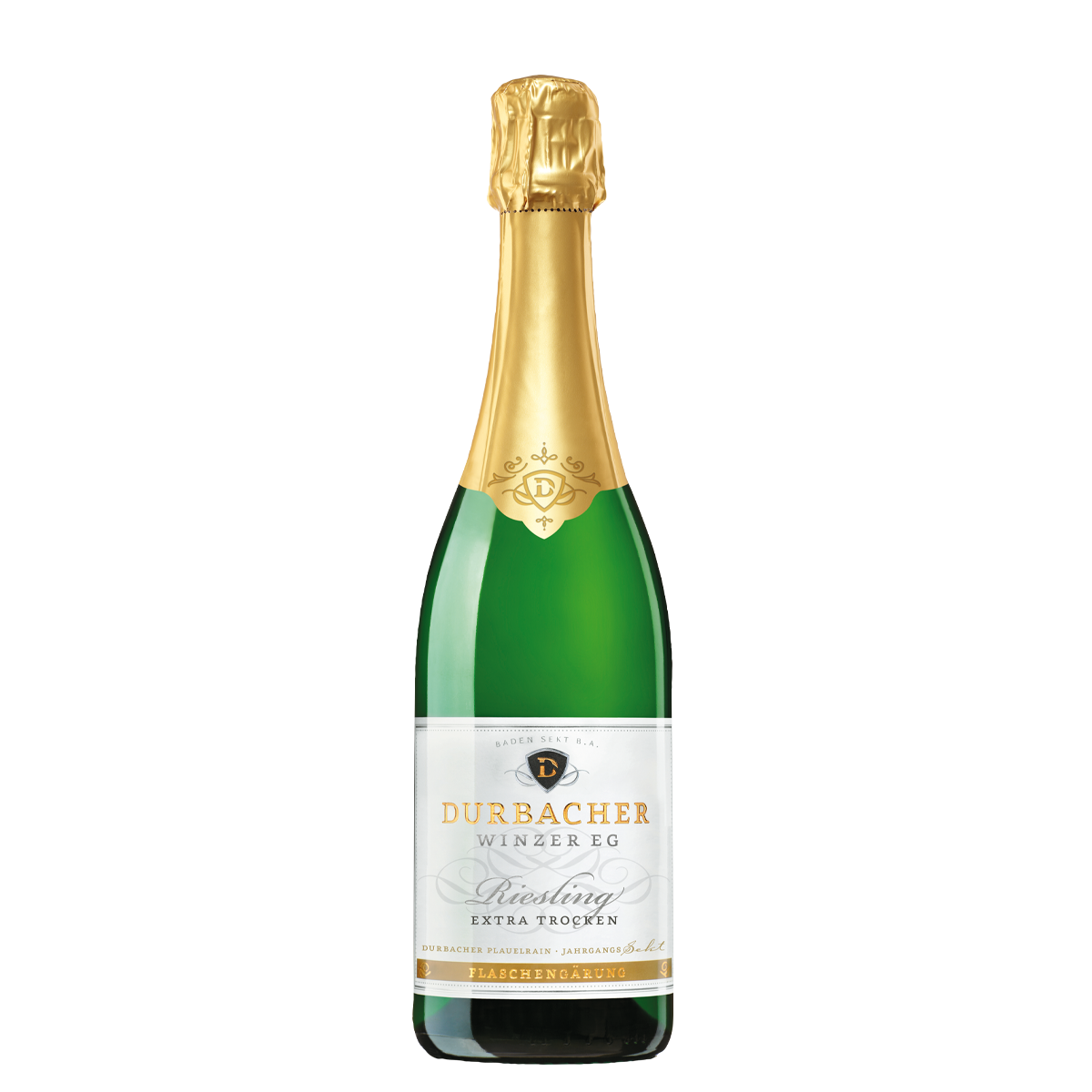 Sektflasche - Durbacher Riesling Sekt extra trocken 0,75L