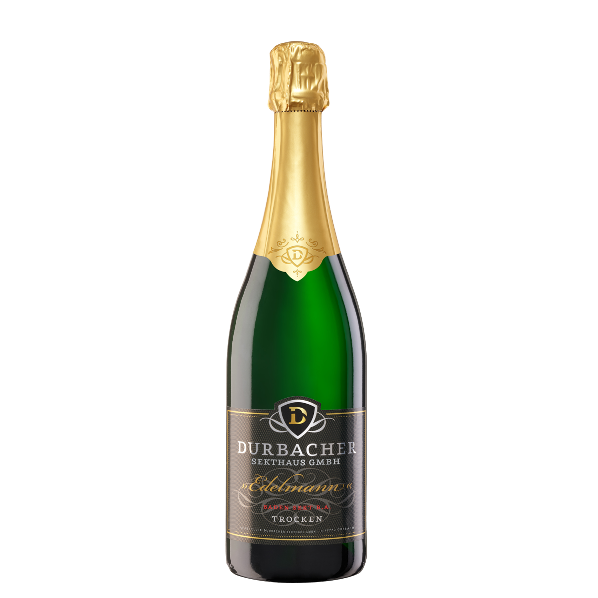 Sektflasche - Durbacher Edelmann Sekt trocken 0,75L