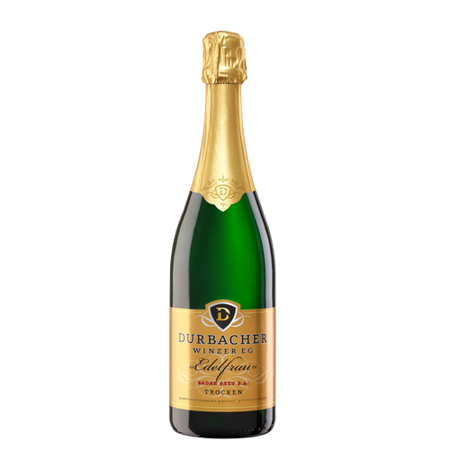 Sektflasche - Durbacher Edelfrau Sekt trocken 0,75L