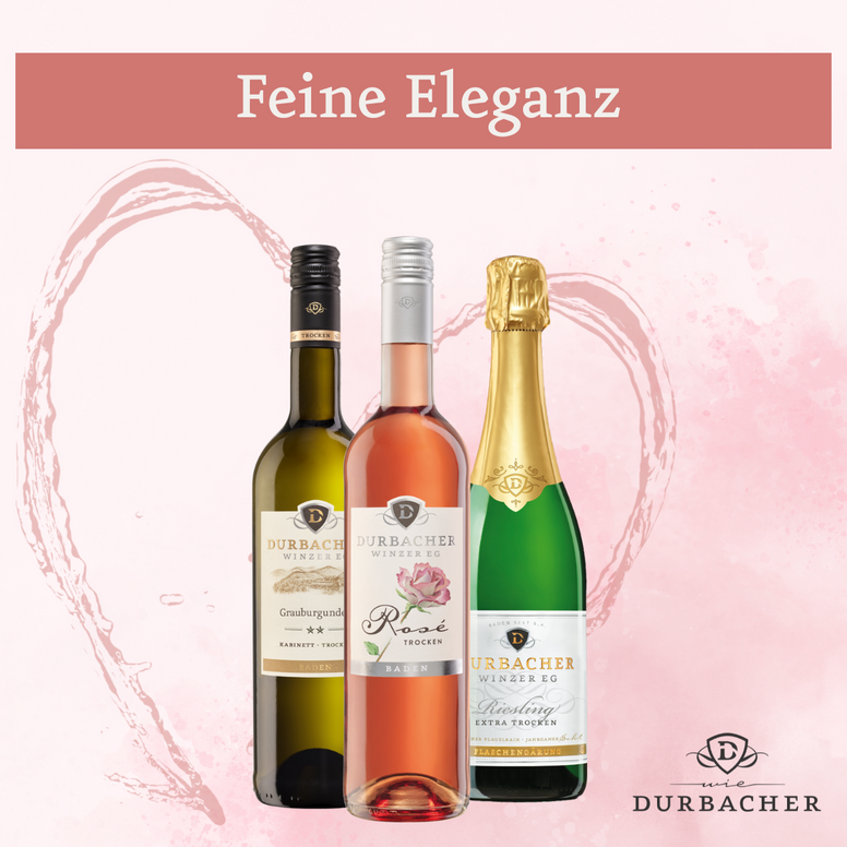 3 Flaschen Durbacher Wein/Sekt