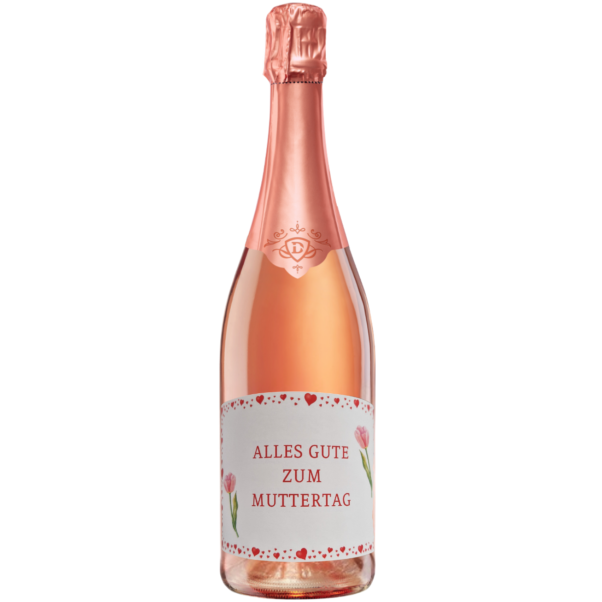 Sektflasche - Durbacher Edelmann Rosé Sekt trocken 0,75L