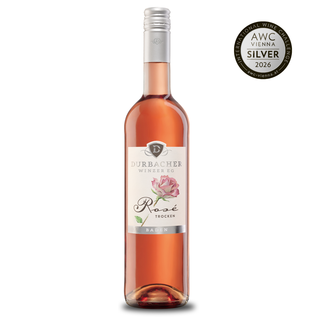 Weinflasche - Durbacher Spätburgunder Rosé - 1 STERN - trocken 0,75L